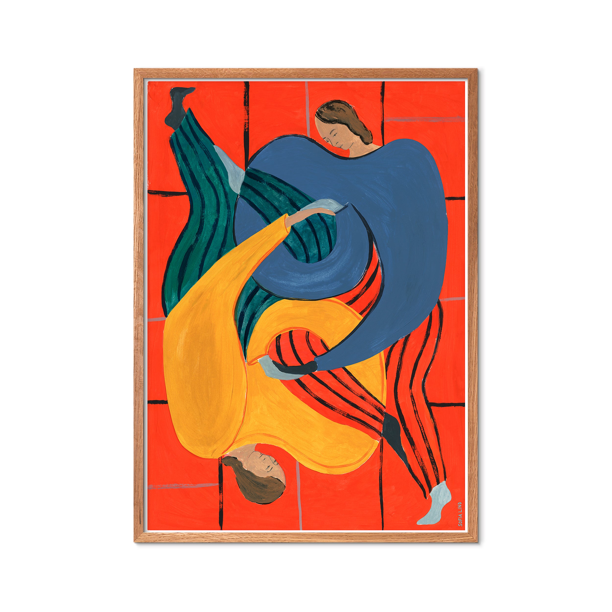 The Poster Club x Sofia Lind Hold You, rød - 30x40 cm.